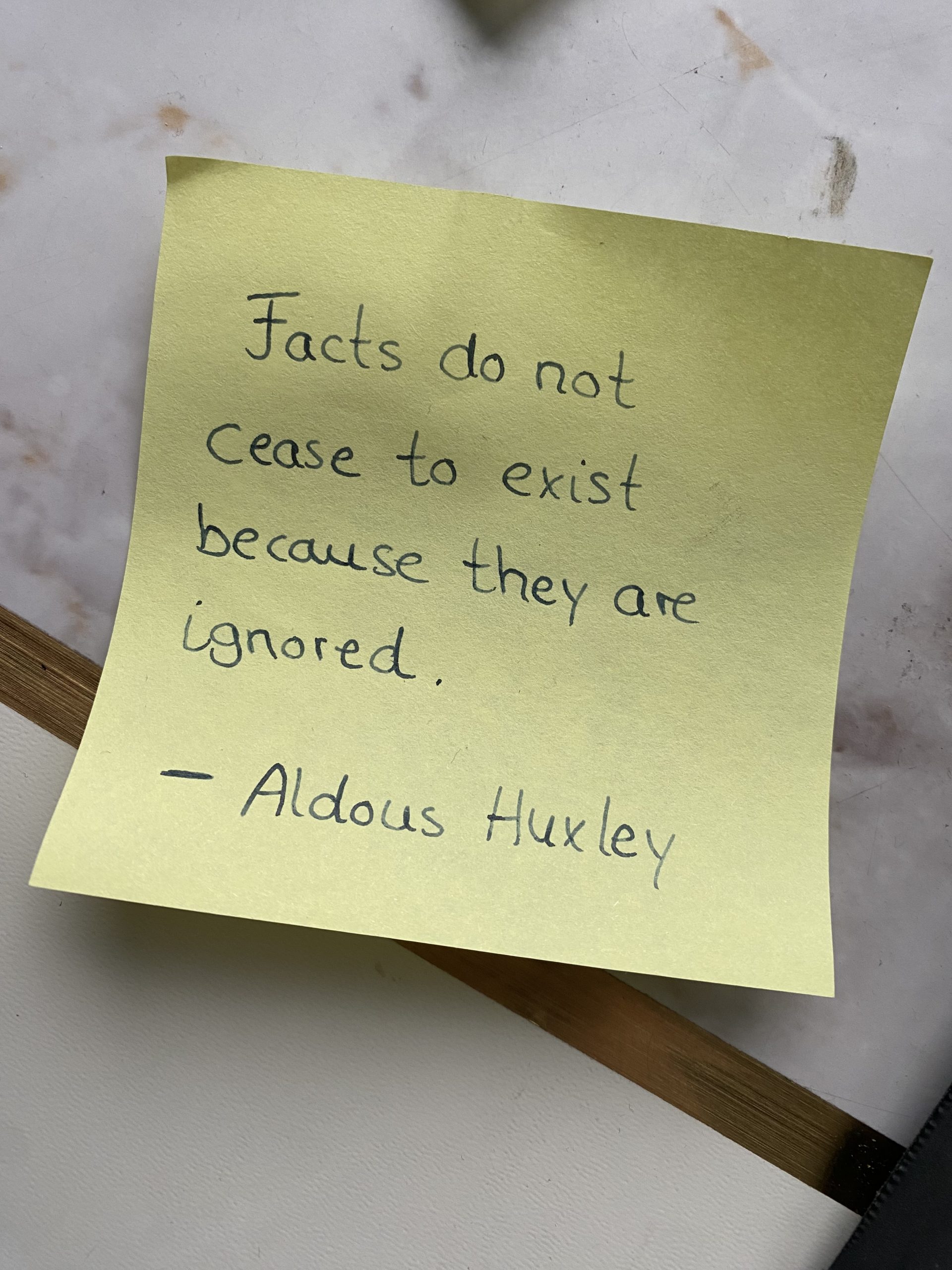 Denkzettel #2 – Aldous Huxley