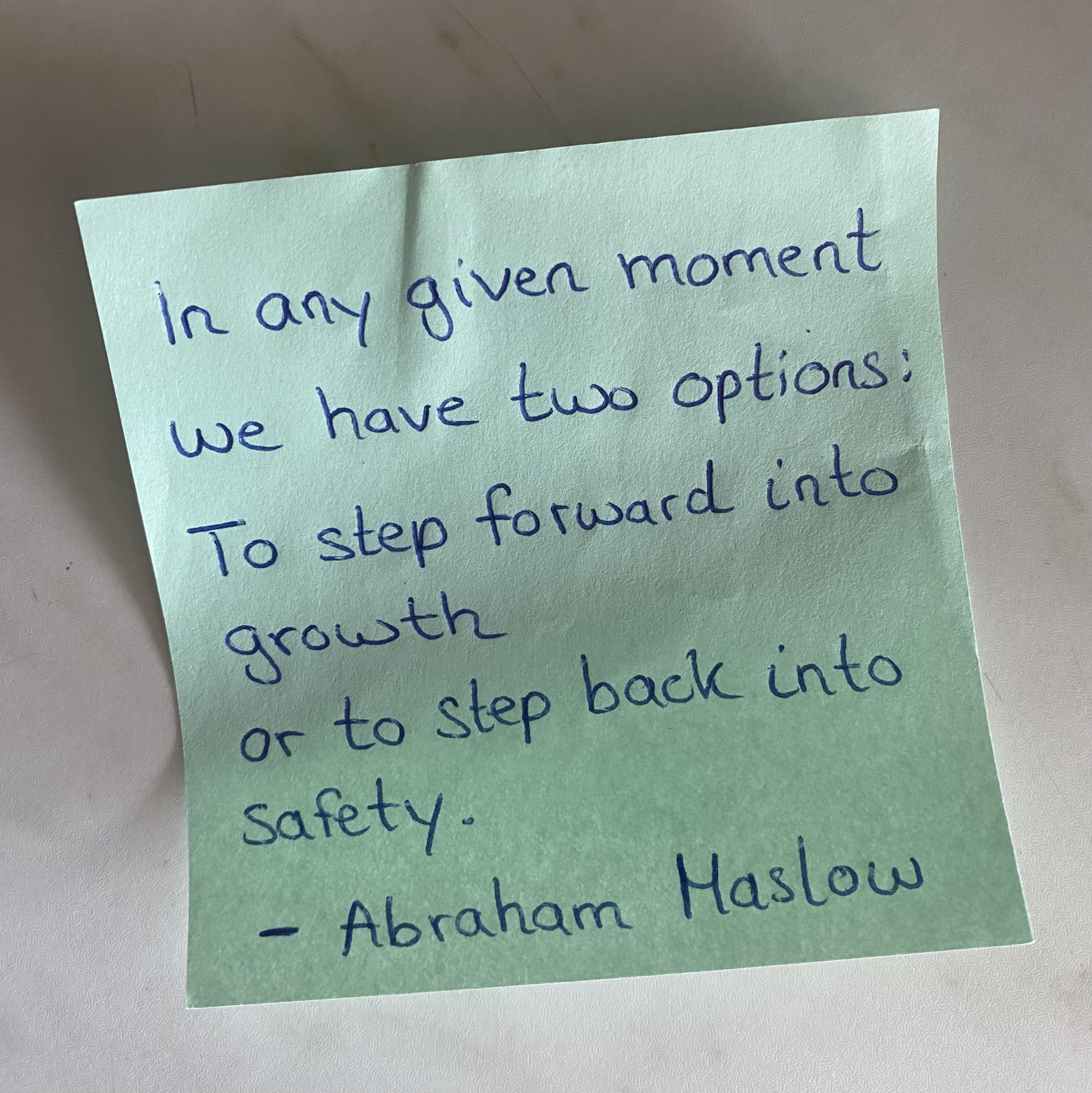 Denkzettel #4 – Abraham Maslow