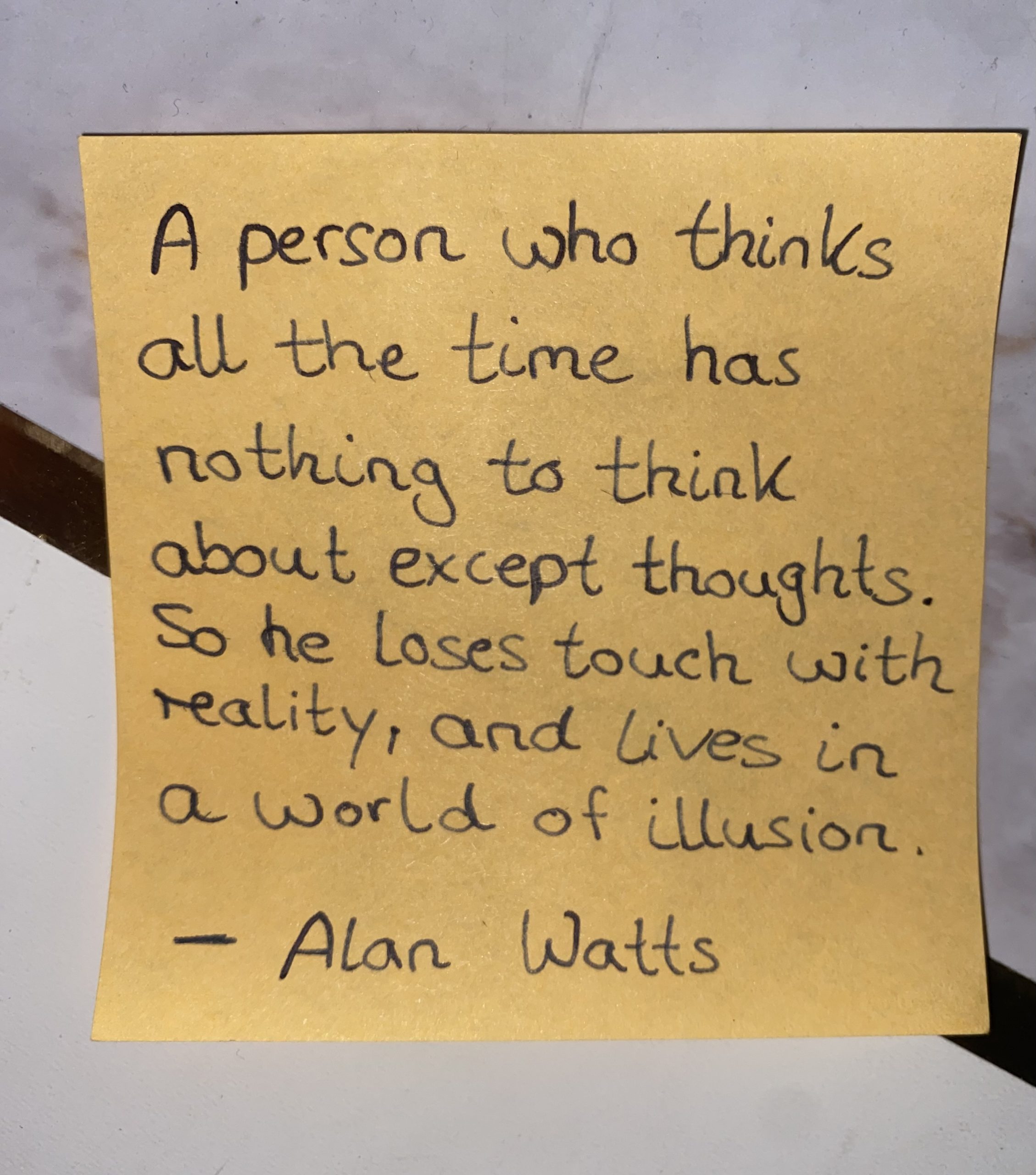 Denkzettel #5 – Alan Watts