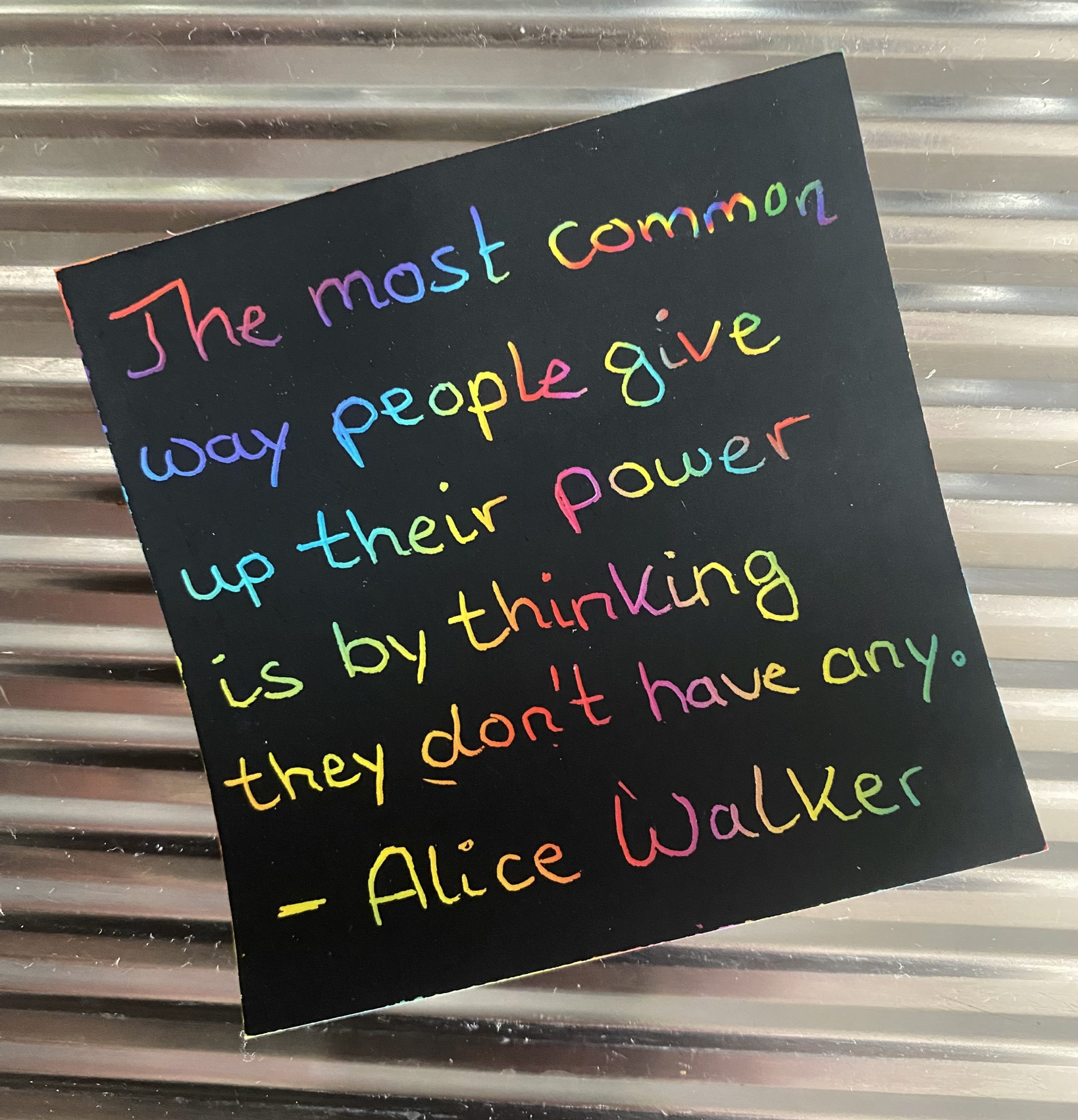 Denkzettel #8 – Alice Walker